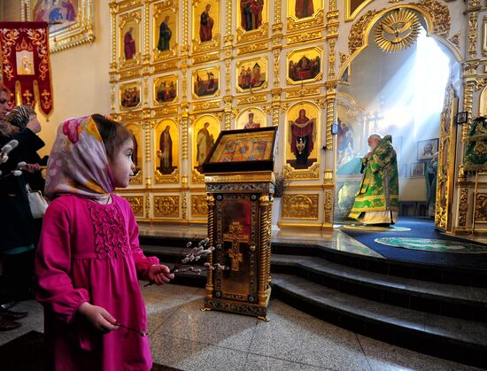 Вербное Воскресенье в городах России