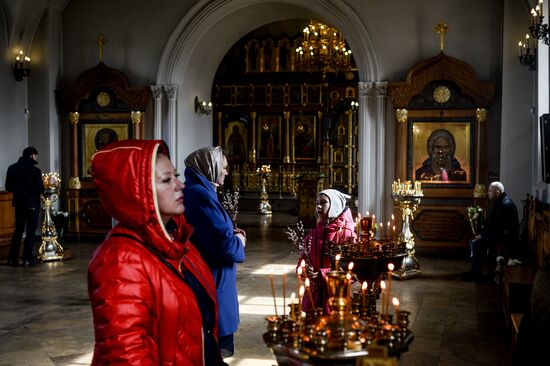 Вербное Воскресенье в городах России