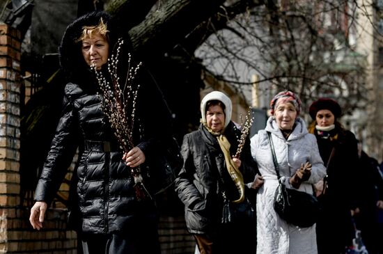 Вербное Воскресенье в городах России