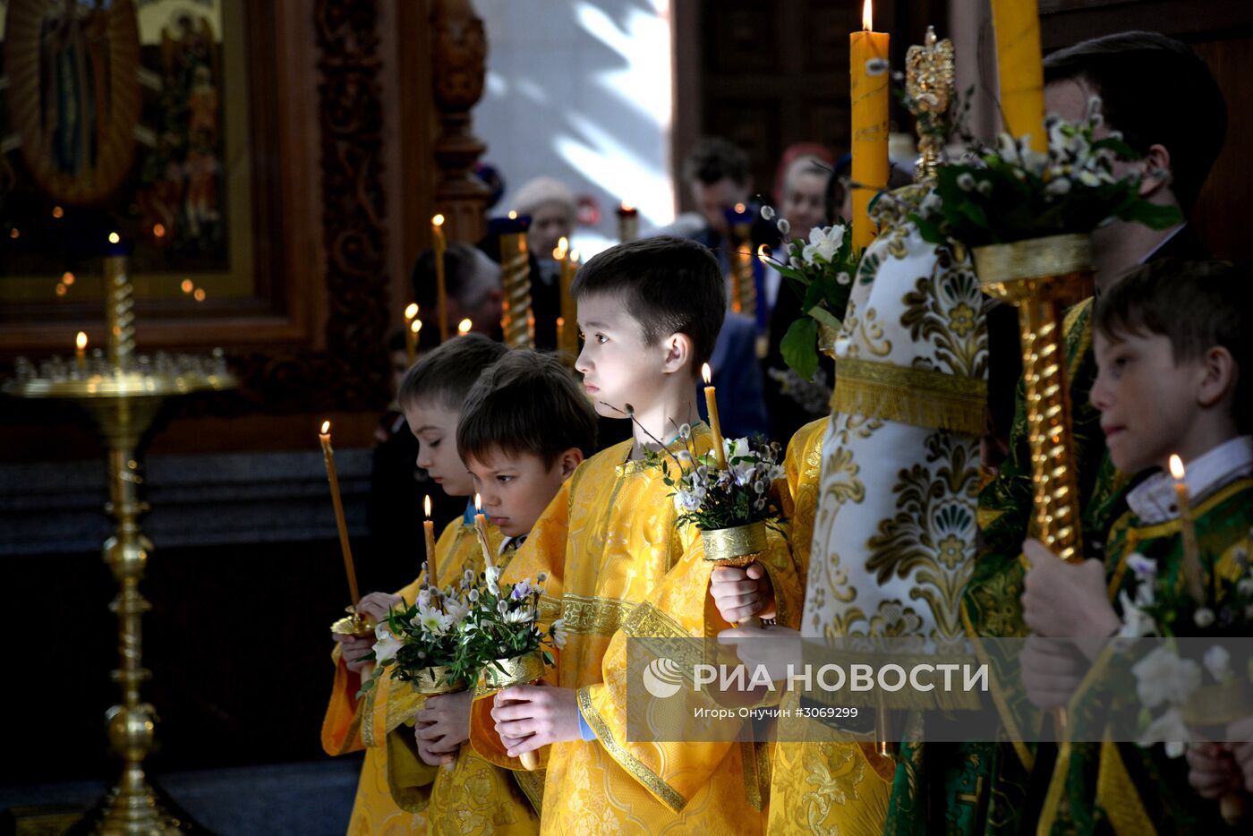 Вербное Воскресенье в городах России