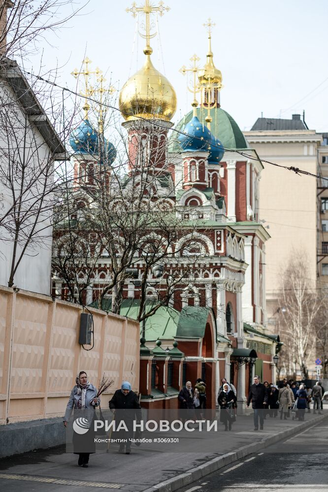 Вербное Воскресенье в городах России