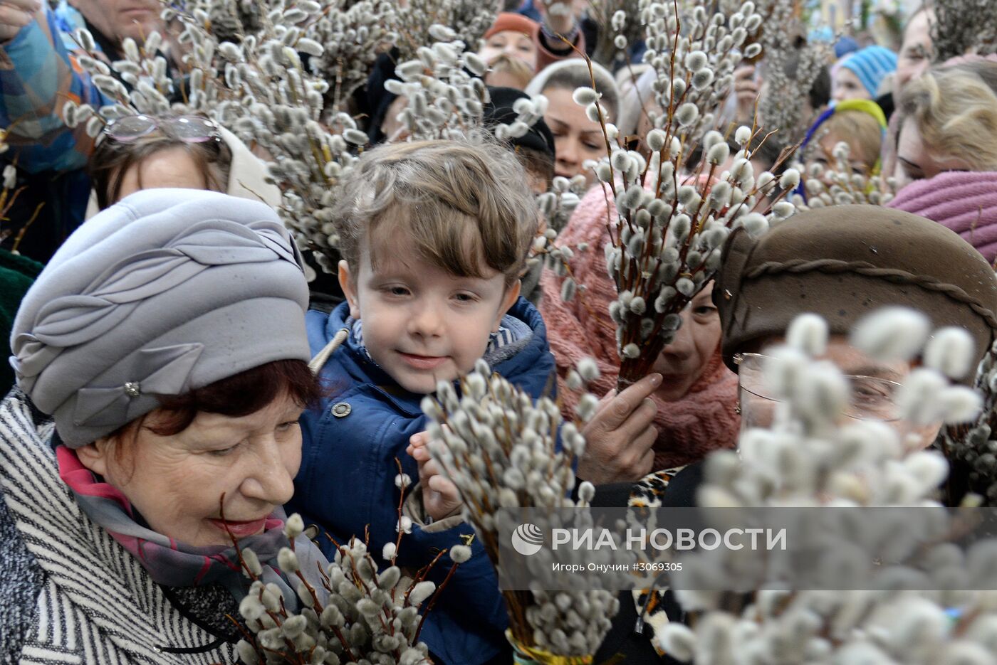 Вербное Воскресенье в городах России