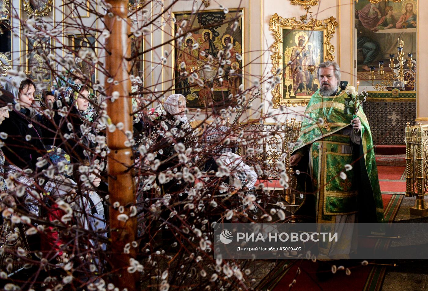 Вербное Воскресенье в городах России