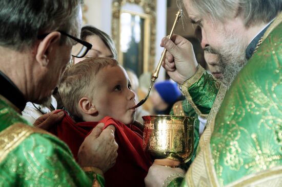 Вербное Воскресенье в городах России