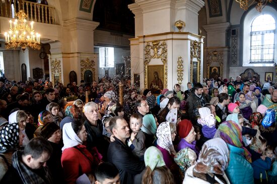 Вербное Воскресенье в городах России