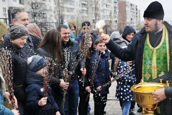 Вербное Воскресенье в городах России