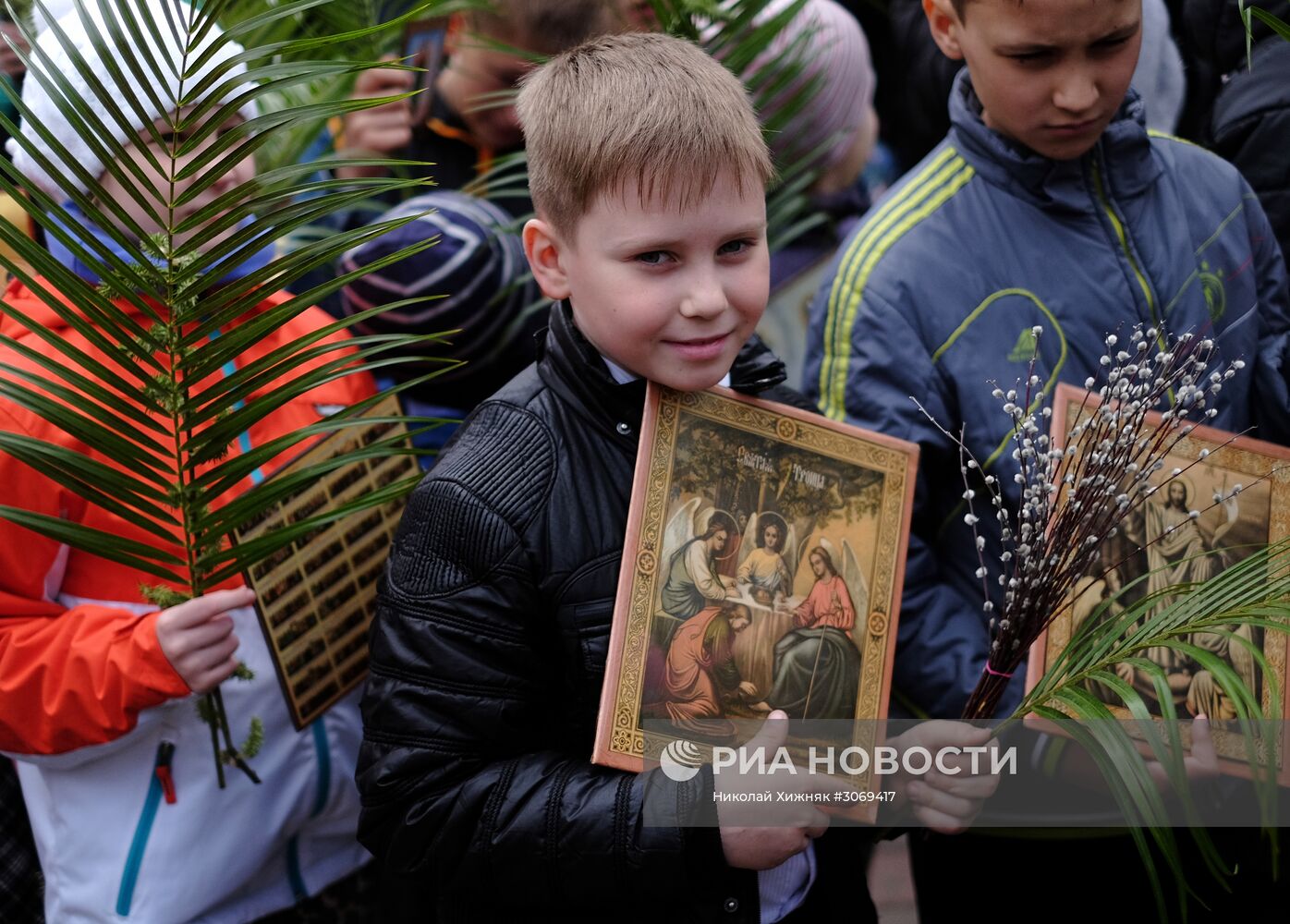 Вербное Воскресенье в городах России