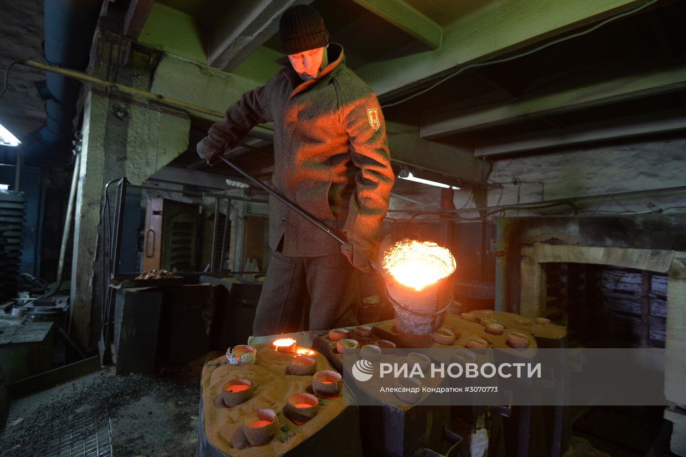 Изготовление пасхальных яиц из чугуна в Челябинской области