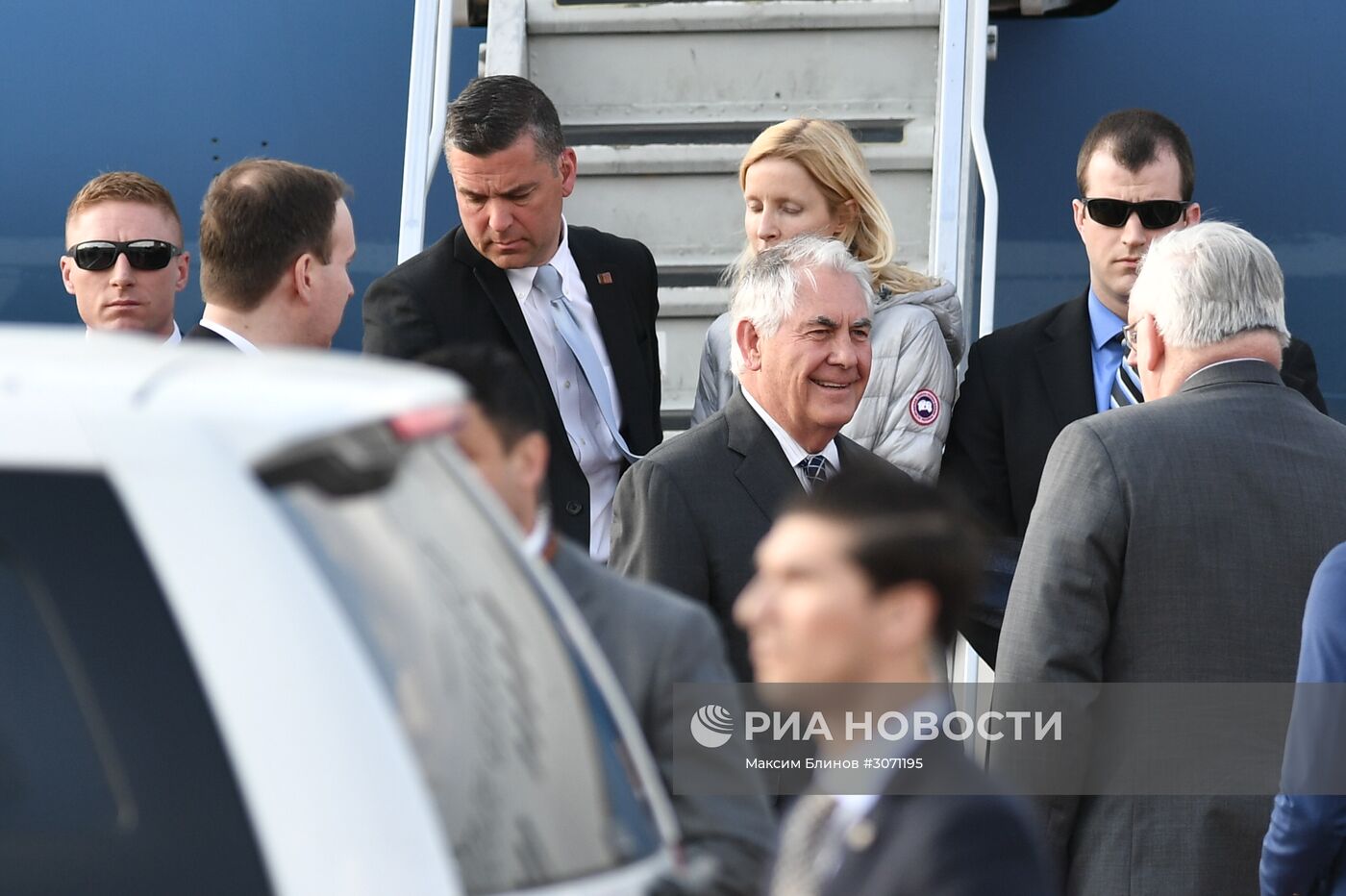Госсекретарь США Р. Тиллерсон прибыл с рабочим визитом в РФ
