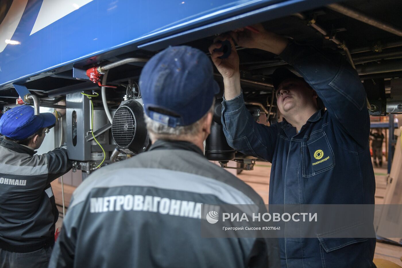 Производство новейших вагонов метрополитена "Москва"