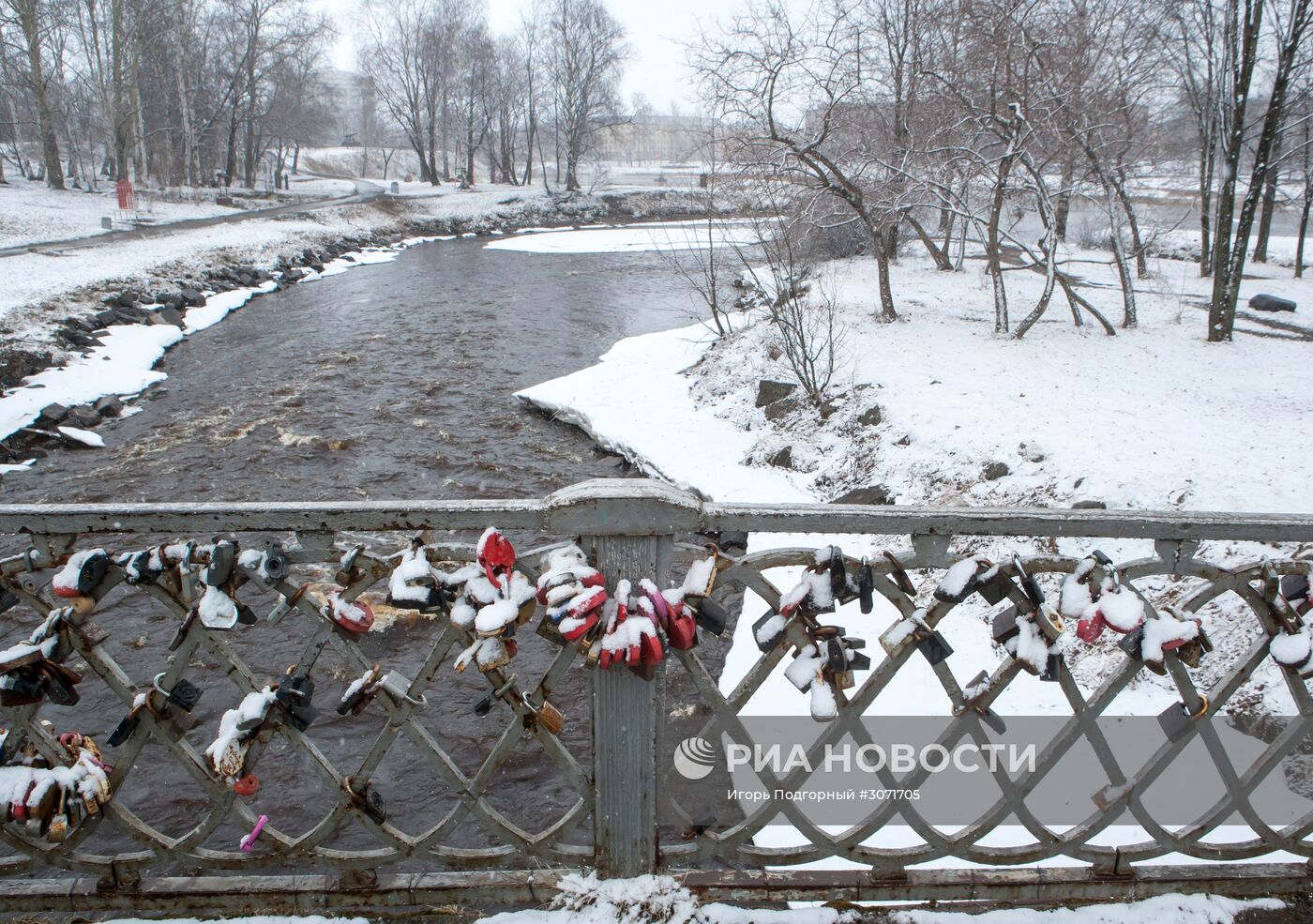 Снег в Петрозаводске