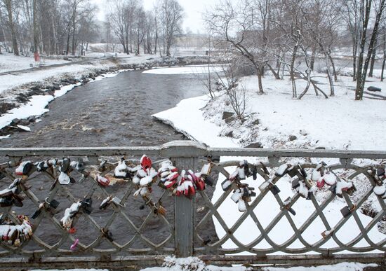 Снег в Петрозаводске