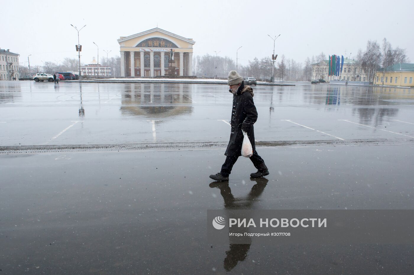 Снег в Петрозаводске