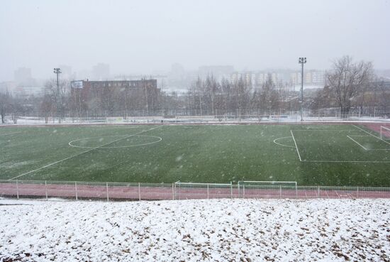 Снег в Петрозаводске