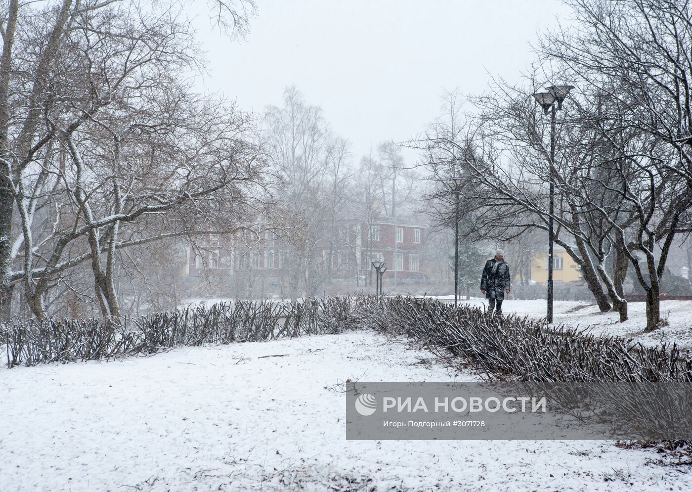 Снег в Петрозаводске