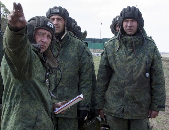 Военные учения Народной милиции ЛНР
