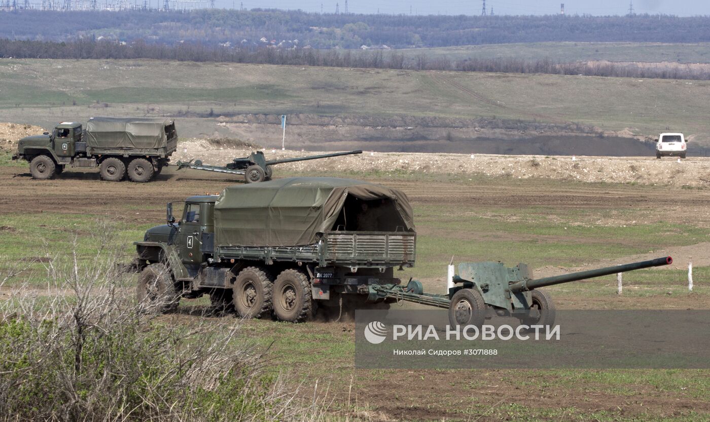 Военные учения Народной милиции ЛНР