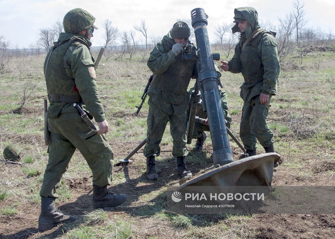 Военные учения Народной милиции ЛНР