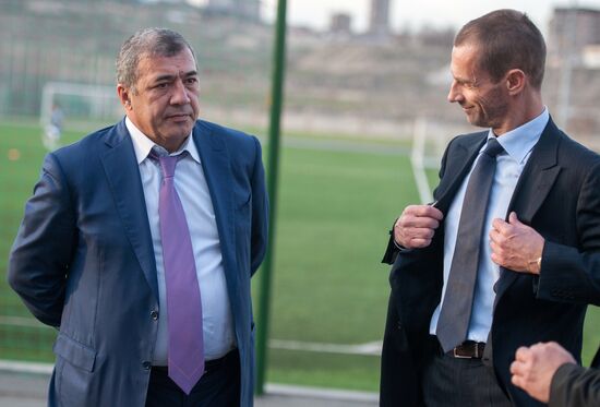 Визит президента УЕФА А. Чеферина в Армению