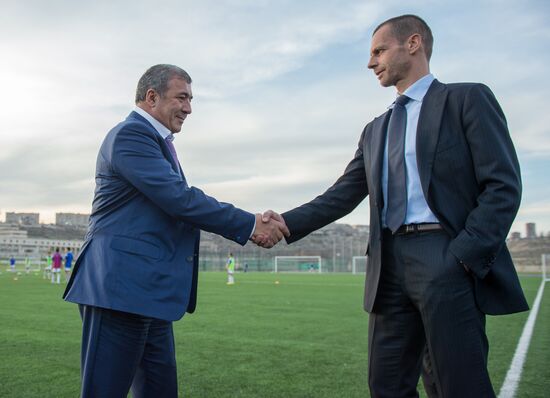 Визит президента УЕФА А. Чеферина в Армению