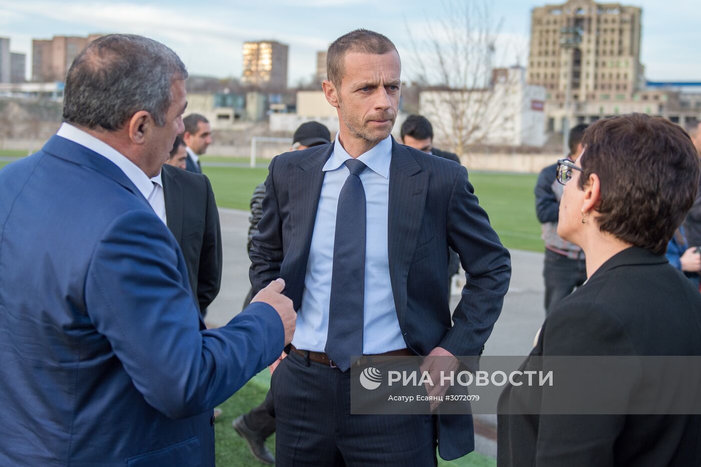 Визит президента УЕФА А. Чеферина в Армению