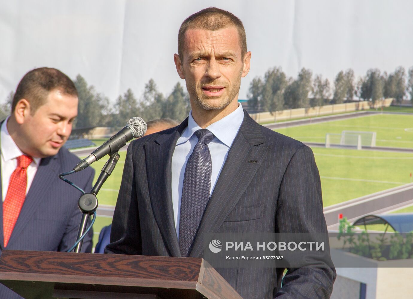 Визит президента УЕФА А. Чеферина в Армению