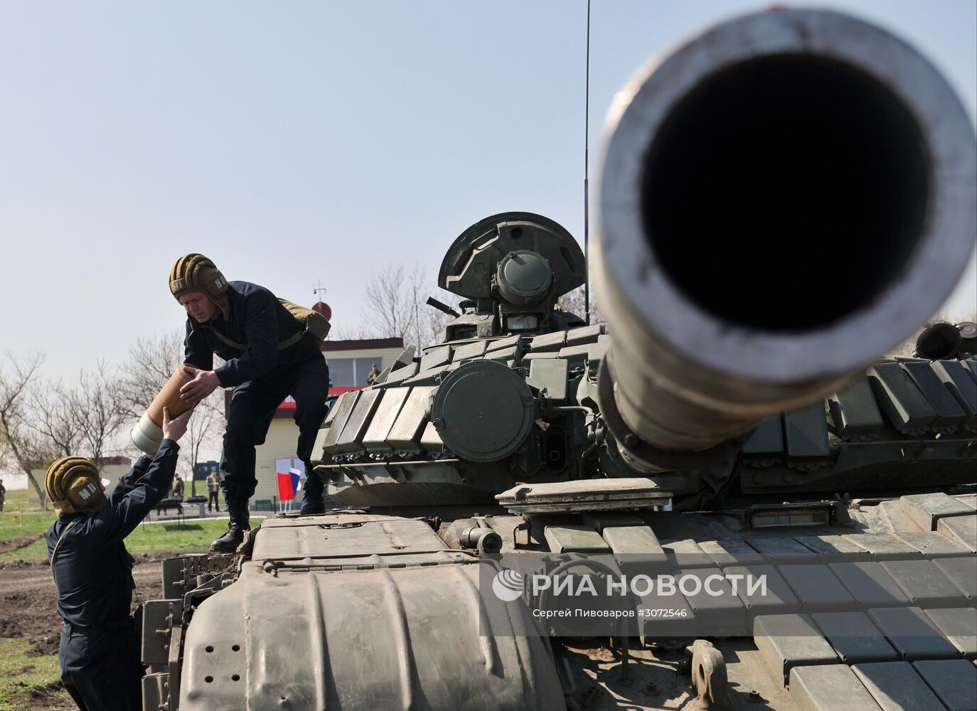 Танковые учения в Ростове-на-Дону