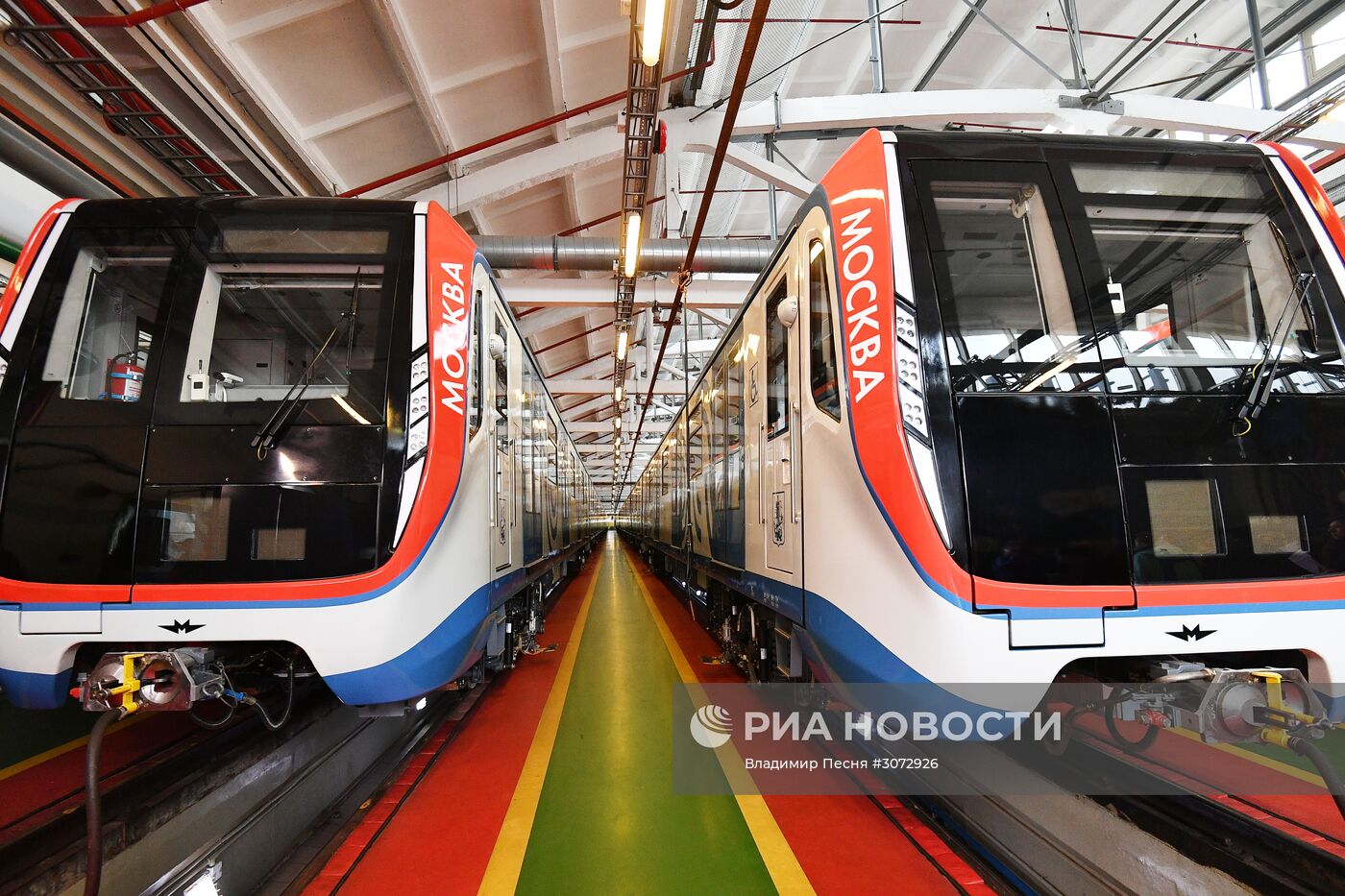 Запуск первых поездов "Москва" на Таганско-Краснопресненской линии