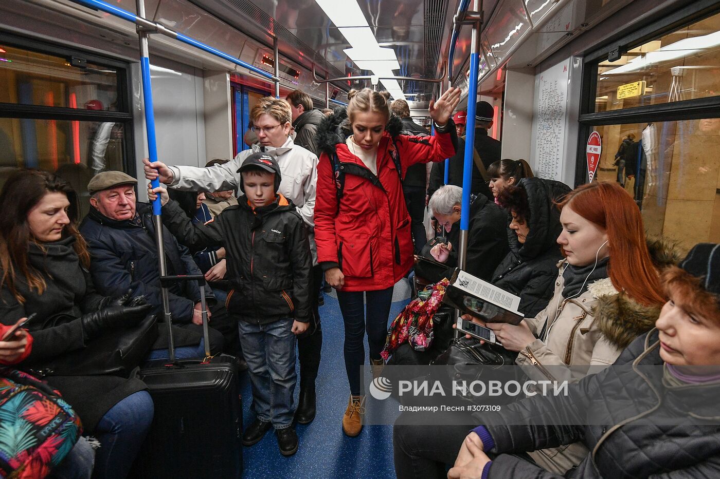 Запуск первых поездов "Москва" на Таганско-Краснопресненской линии