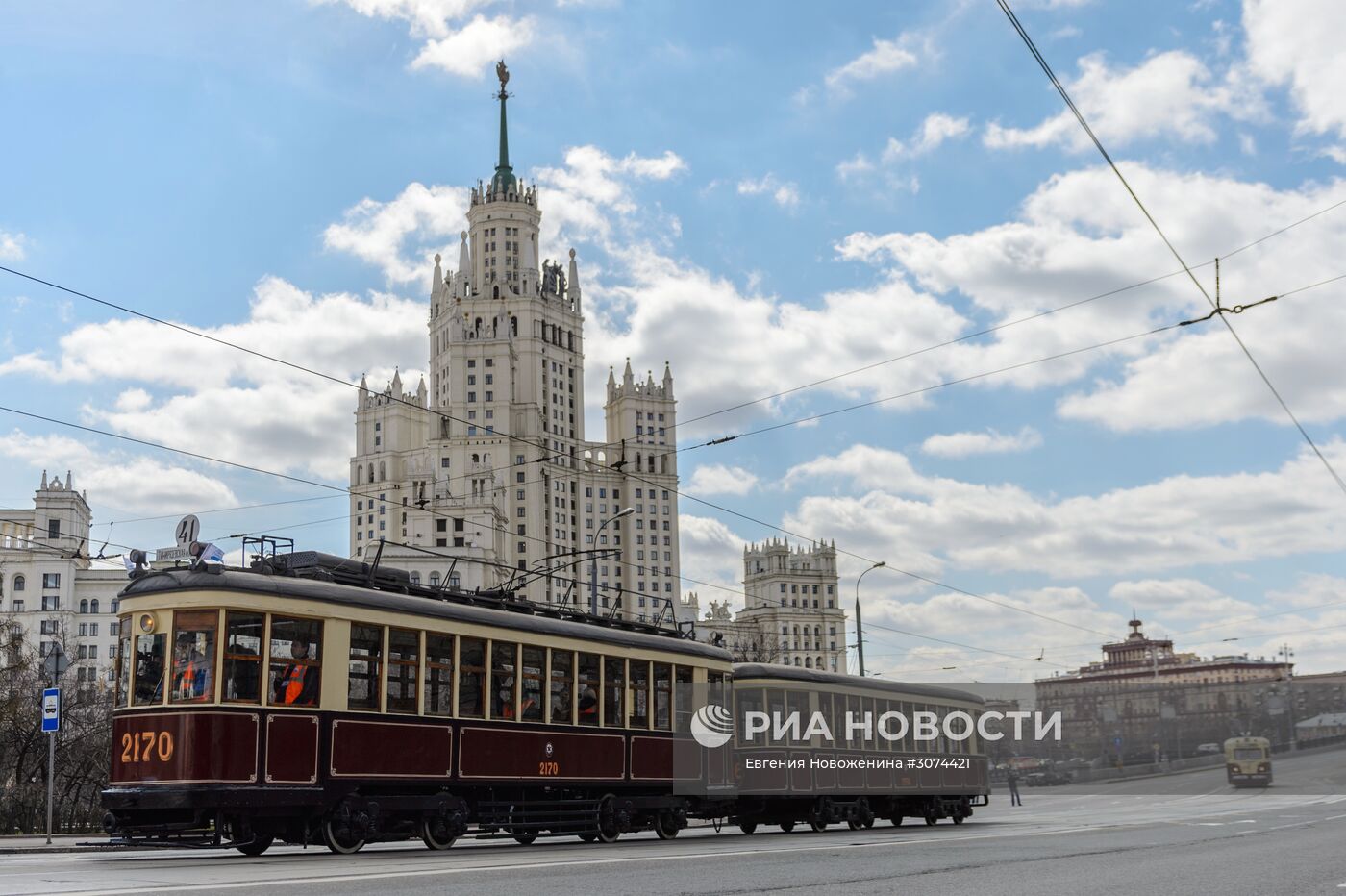 Парад трамваев в Москве