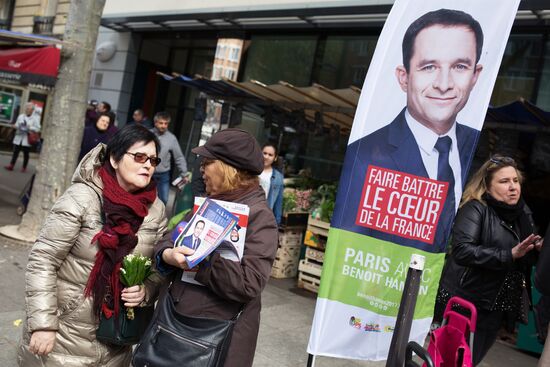 Предвыборная агитация в Париже
