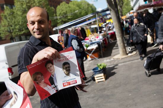 Предвыборная агитация в Париже