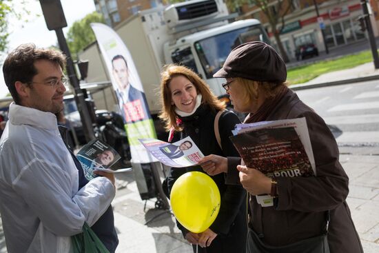 Предвыборная агитация в Париже