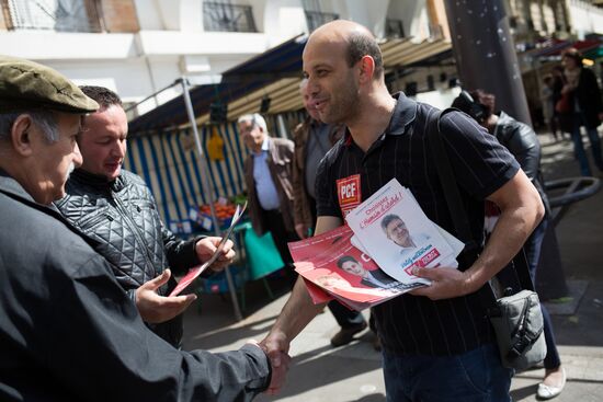 Предвыборная агитация в Париже