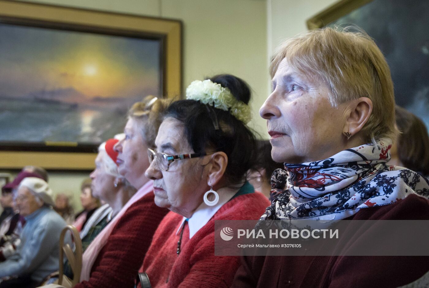 Открытие выставки "Живопись И.К Айвазовского из коллекции Государственного Русского музея" в Феодосии