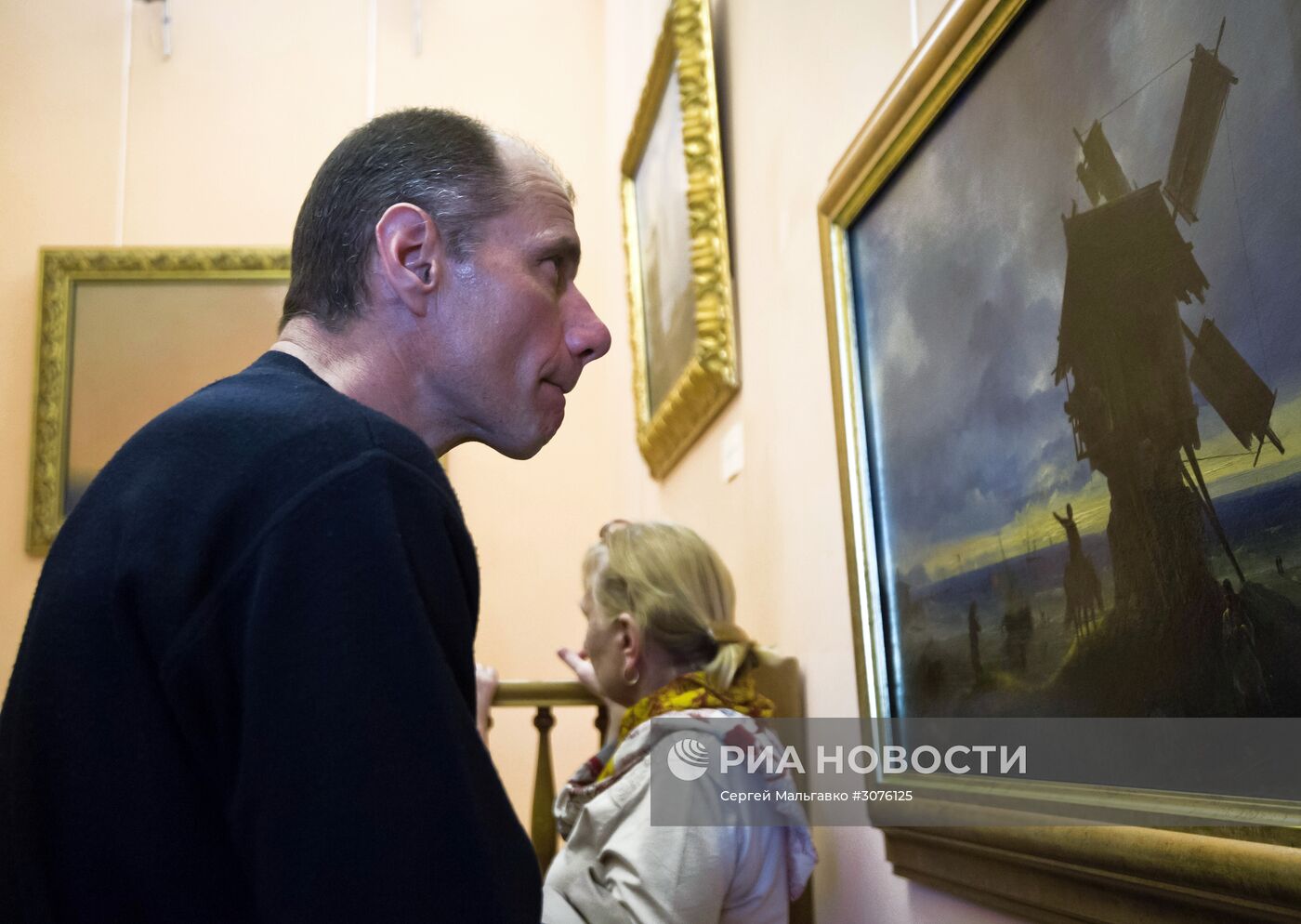 Открытие выставки "Живопись И.К Айвазовского из коллекции Государственного Русского музея" в Феодосии