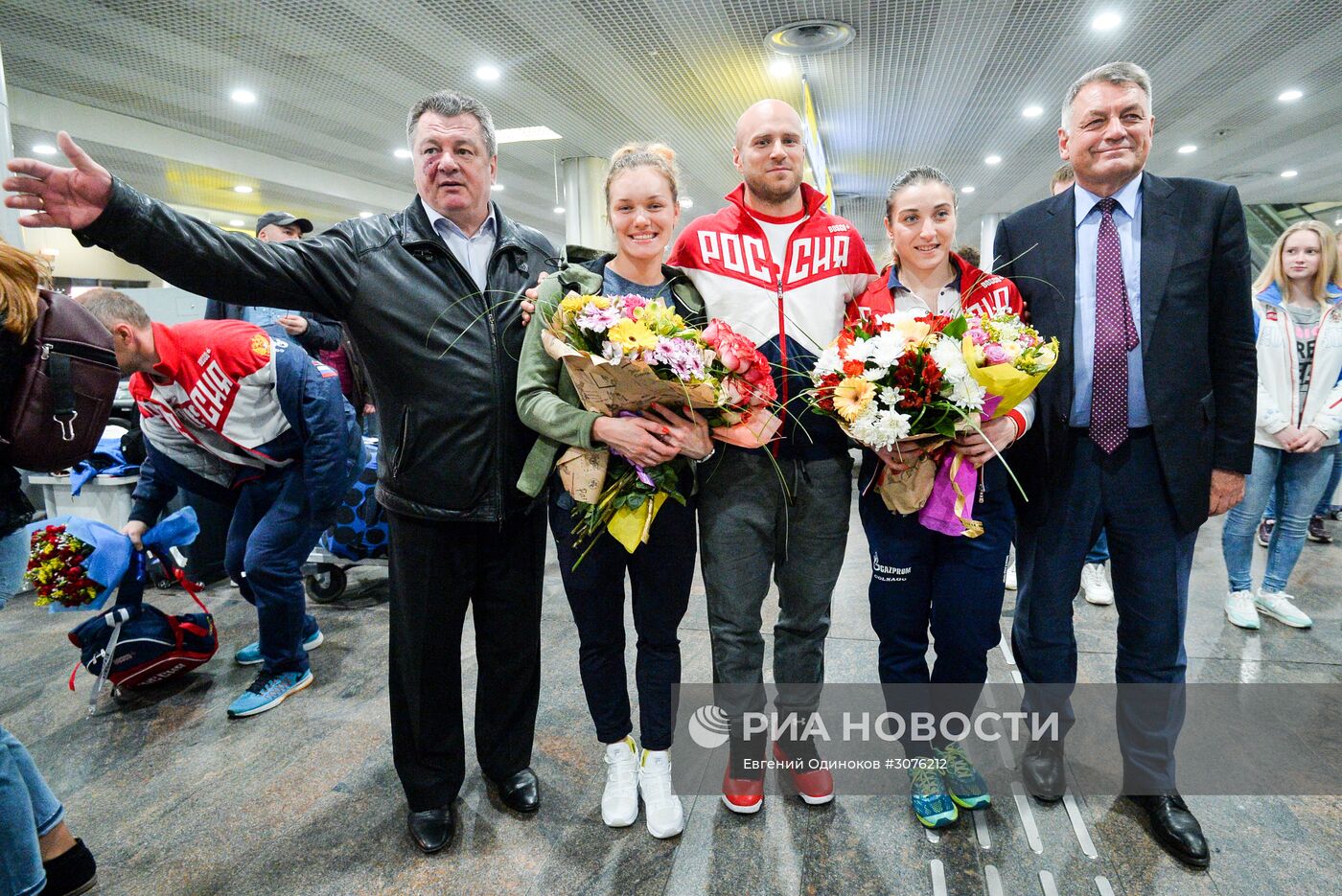 Прилет сборной России по велотреку с чемпионата мира