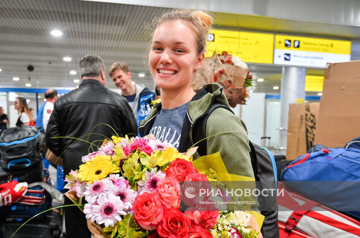 Прилет сборной России по велотреку с чемпионата мира