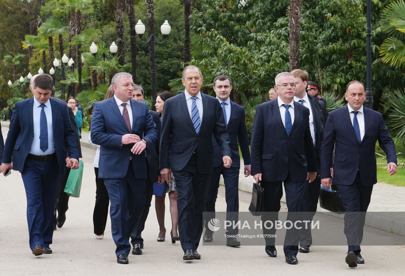 Визит главы МИД РФ С. Лаврова в Абхазию. День второй