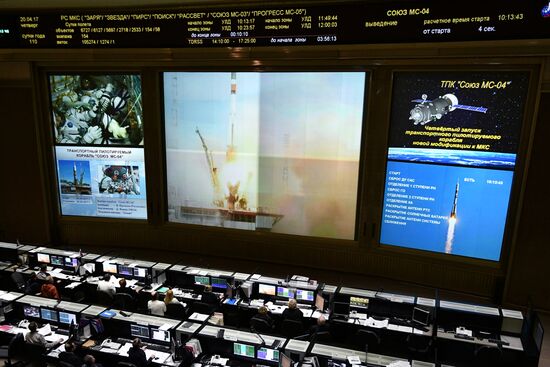 Операция по выведению на орбиту, сближению и стыковке ТПК "Союз МС-04" с МКС