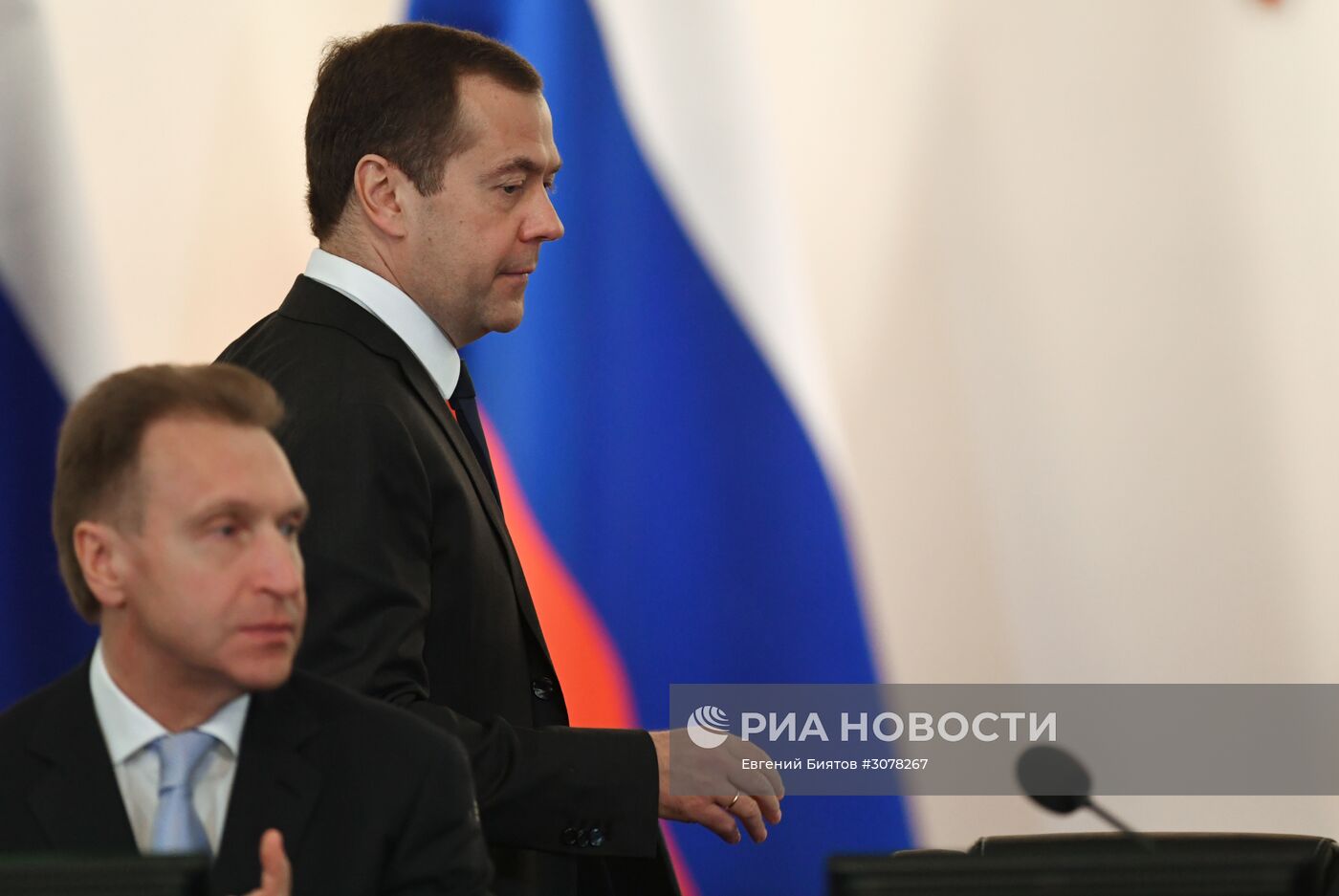 Премьер-министр РФ Д. Медведев принял участие в расширенном заседании коллегии министерства финансов РФ