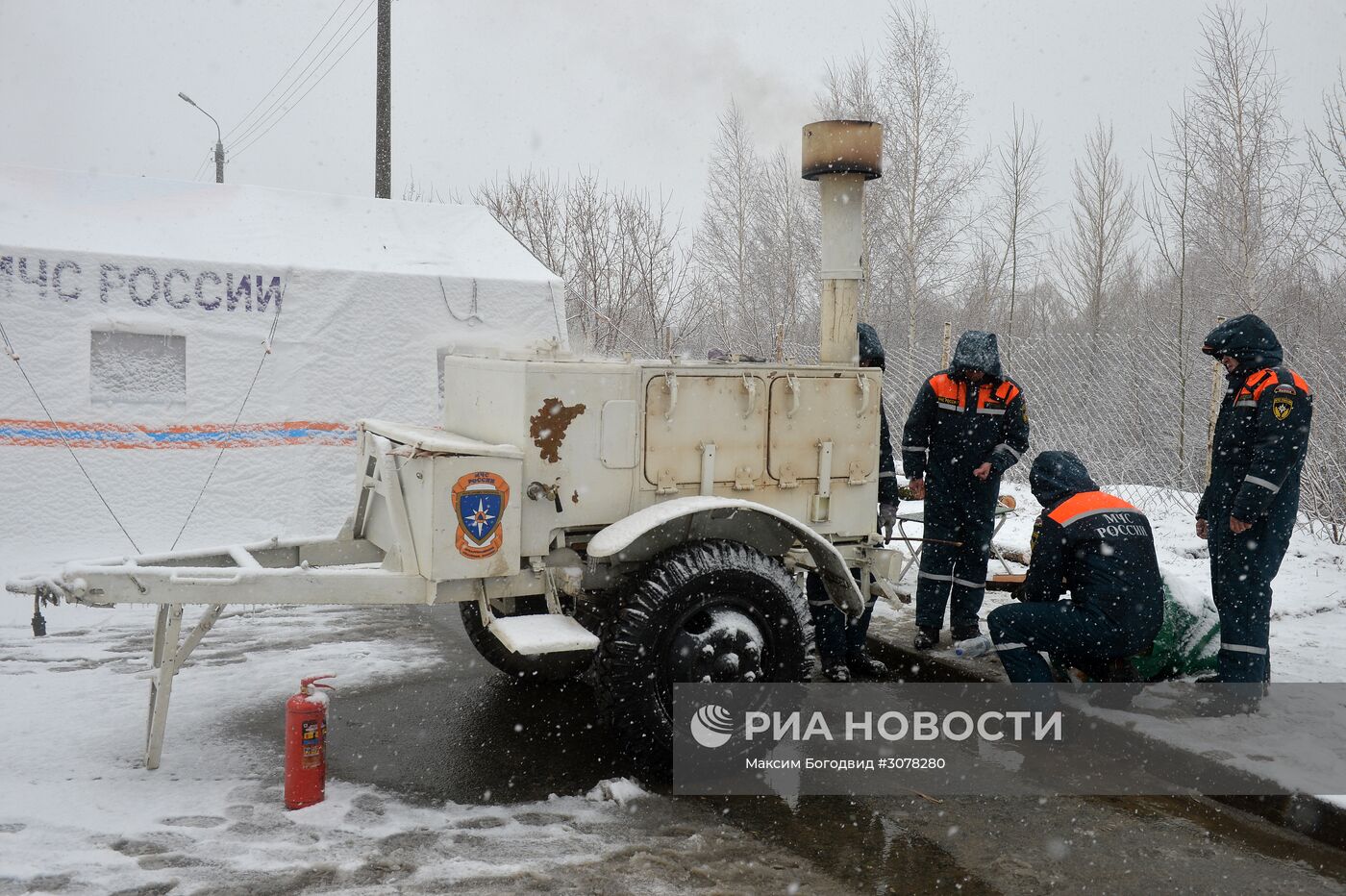 Тактико-специальные учения по ликвидации последствий ЧС в Казани