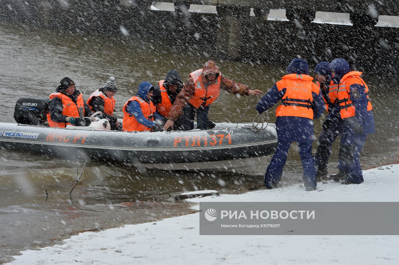 Тактико-специальные учения по ликвидации последствий ЧС в Казани