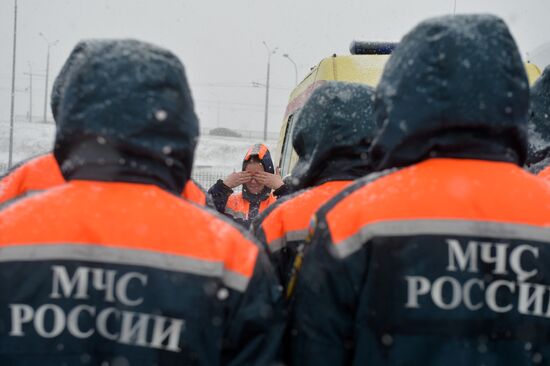 Тактико-специальные учения по ликвидации последствий ЧС в Казани