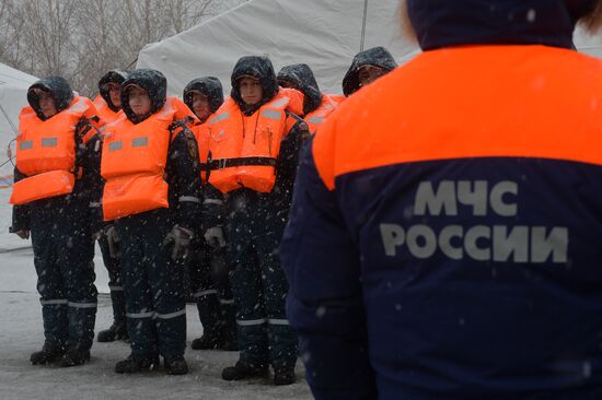 Тактико-специальные учения по ликвидации последствий ЧС в Казани