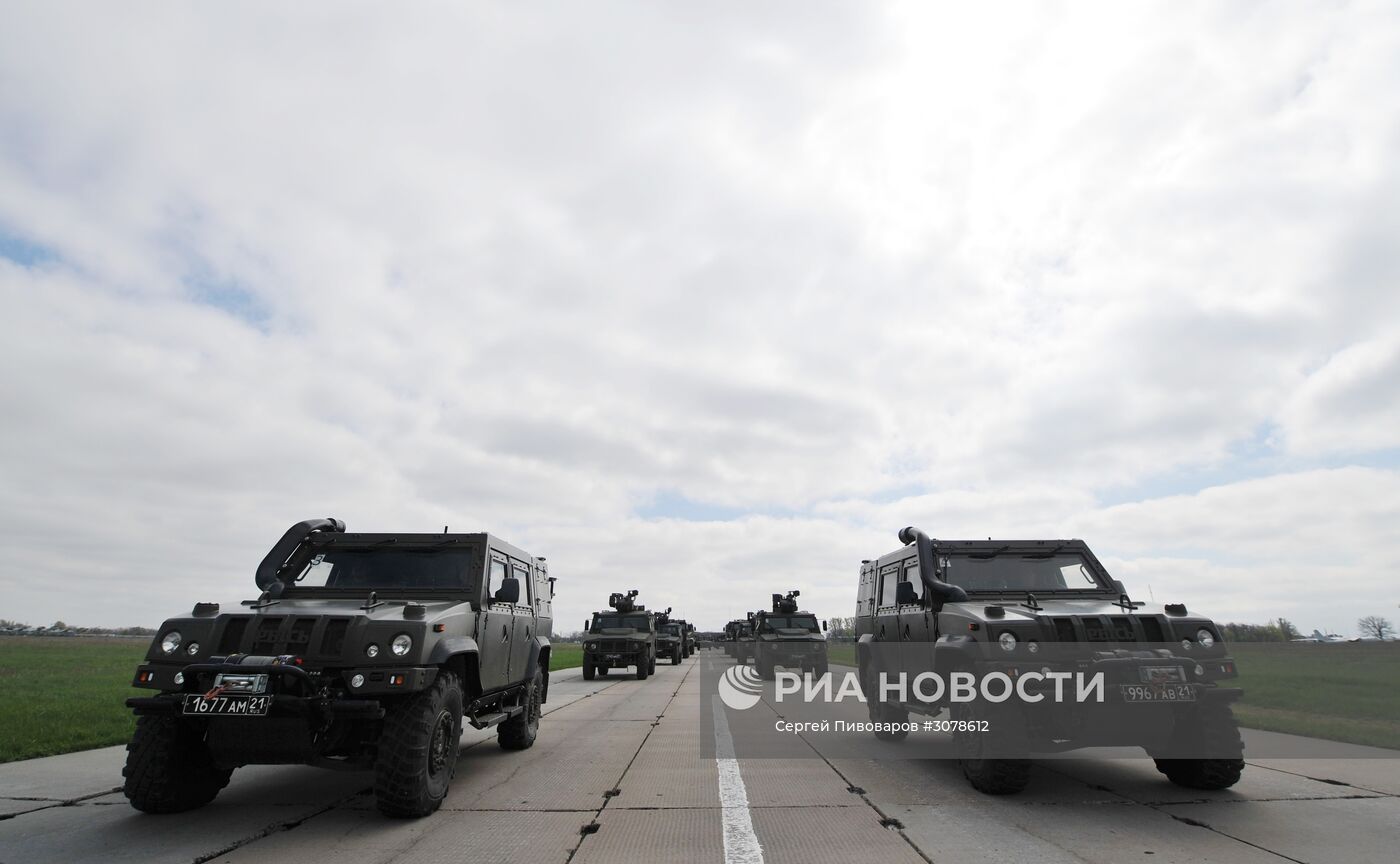 Тренировка парада Победы в Ростове-на-Дону