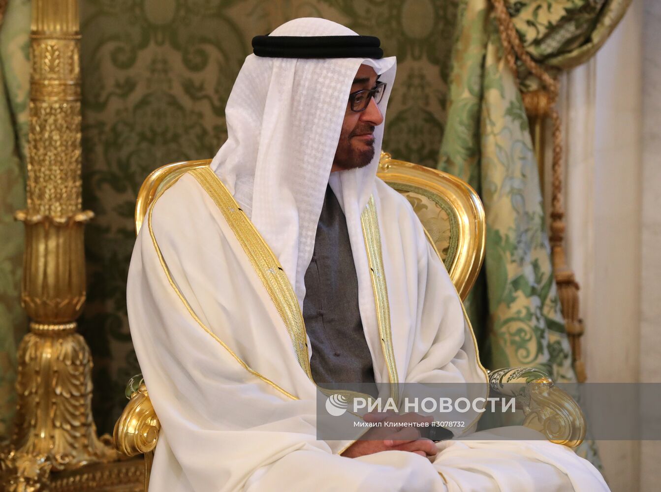 Встреча президента РФ В. Путина с наследным принцем Абу-Даби Мухаммедом Аль Нахайяном