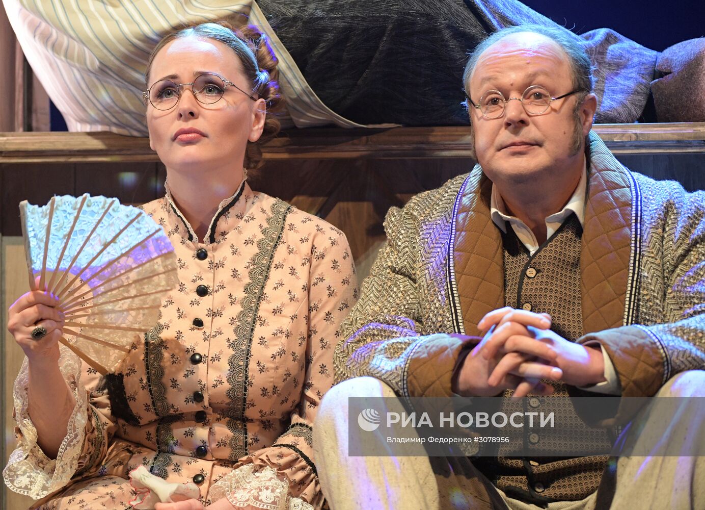 Прогон спектакля "Чайковский" в Театре им. М.Н. Ермоловой