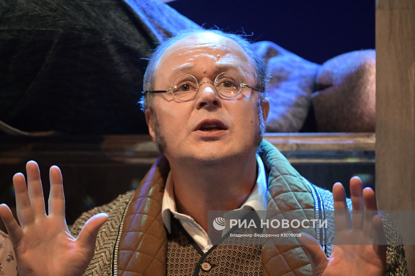 Прогон спектакля "Чайковский" в Театре им. М.Н. Ермоловой