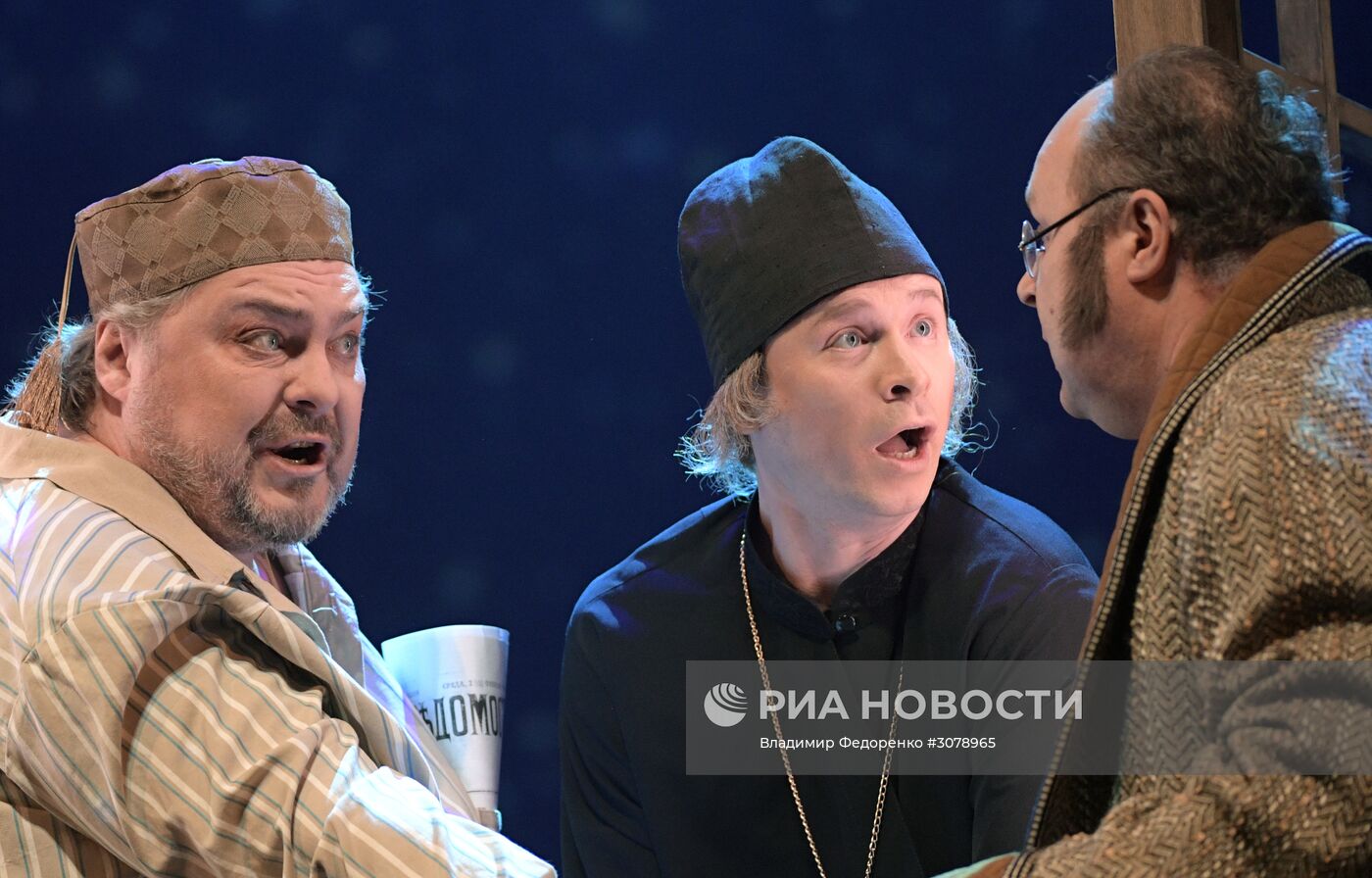 Прогон спектакля "Чайковский" в Театре им. М.Н. Ермоловой